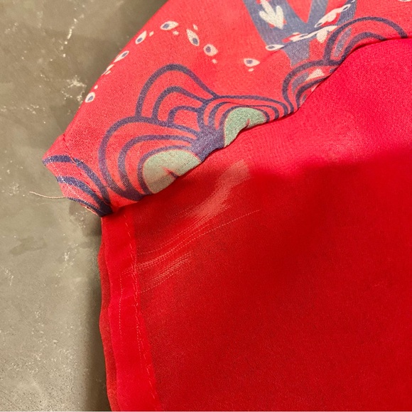 RARE Green Dragon Caftan Style Tunic Top - Picture 11 of 13